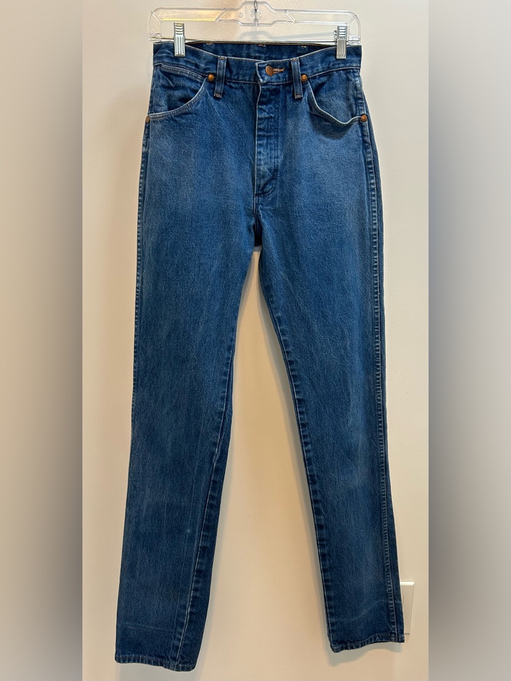Vintage 1988 made in USA women’s cowboy cut wrangler jeans 100% cotton